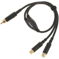 Cordial CFY 0,3 CEE кабель Y-адаптер RCA male/2xRCA female, 0,3 м, черный
