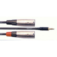 Cordial CFY 1,8 WMM кабель Y-адаптер джек стерео 3,5 мм/2xXLR male, 1,8 м, черный