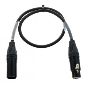 Cordial CPD 2 FM цифровой DMX / AES EBU кабель XLR female 3-контактный/XLR male 3-контактный, разъемы Neutrik, 2,0 м, черный