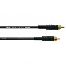 Cordial CPDS 1 CC цифровой кабель RCA/RCA, 1,0 м, черный