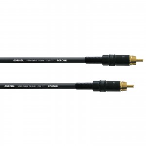 Cordial CPDS 2 CC цифровой кабель RCA/RCA, 2,0 м, черный