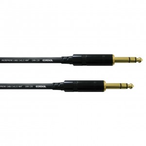 Cordial CFM 0,3 VV инструментальный кабель джек/джек стерео 6,3 мм, 0,3 м, черный