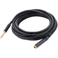 Cordial CFM 7,5 VK инструментальный кабель джек стерео 6,3 мм male/джек стерео 6,3 мм female, 7,5 м, черный