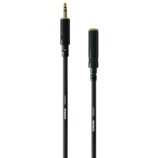 Cordial CFS 5 WY инструментальный кабель мини-джек стерео 3,5 мм male/мини-джек стерео 3,5 мм female, 5,0 м, черный
