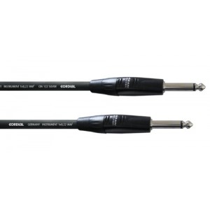 Cordial CII 0,9 PP инструментальный кабель моно-джек 6,3 мм/моно-джек 6,3 мм, 0,9 м, черный