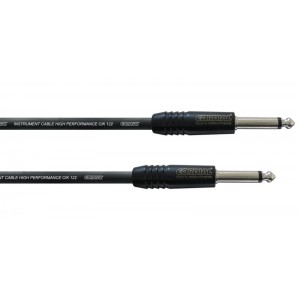 Cordial CPI 9 PP инструментальный кабель моно-джек 6,3 мм/моно-джек 6,3 мм, разъемы Neutrik, 9,0 м, черный