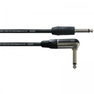 Cordial CPI 9 PR инструментальный кабель угловой моно-джек 6,3 мм/моно-джек 6,3 мм, разъемы Neutrik, 9,0 м, черный