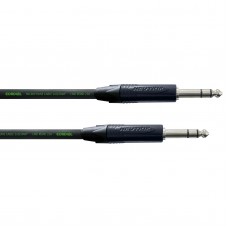 Cordial CRM 5 VV инструментальный кабель джек стерео 6,3 мм male/джек стерео 6,3 мм male, разъемы Neutrik, 5,0 м, черный
