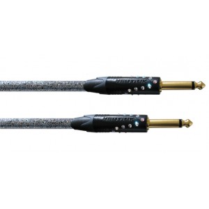 Cordial CSI 6 PP-CRYSTAL инструментальный кабель моно-джек 6,3 мм/моно-джек 6,3 мм, разъемы Neutrik, 6,0 м, прозрачный