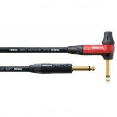 Cordial CSI 6 RP-TIMBRE инструментальный кабель угловой моно-джек 6,3 мм/моно-джек 6,3 мм, разъемы Neutrik, 6,0 м, черный