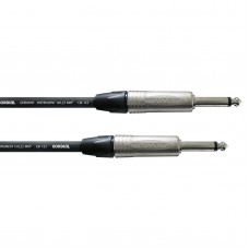 Cordial CXI 1,5 PP инструментальный кабель моно-джек 6,3 мм/моно-джек 6,3 мм, разъемы Neutrik, 1,5 м, черный