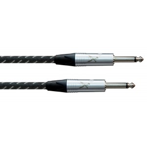 Cordial CXI 6 PP-VINTAGE инструментальный кабель моно-джек 6,3 мм/моно-джек 6,3 мм, разъемы Neutrik, 6,0 м, черный