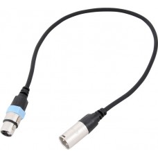 Cordial CCM 0,5 FM микрофонный кабель XLR female/XLR male, 0,5 м, черный