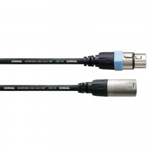 Cordial CCM 7,5 FM микрофонный кабель XLR female/XLR male, 7,5 м, черный