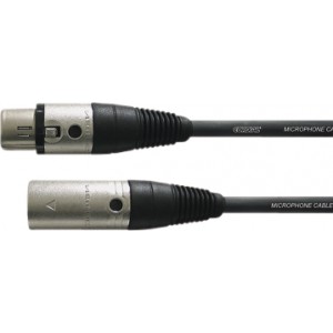 Cordial CFM 10 FM микрофонный кабель XLR female/XLR male, 10,0 м, черный (синий, красный)