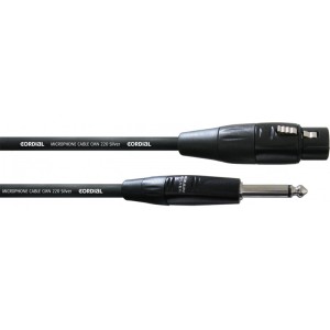 Cordial CIM 5 FP микрофонный кабель XLR female/моно джек 6,3 мм, 5,0 м, черный