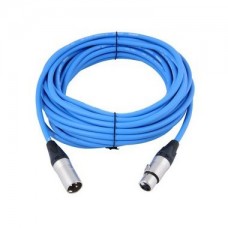 Cordial CPM 10 FM BLUE  микрофонный кабель XLR female/XLR male, разъемы Neutrik, 10,0 м, синий