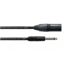Cordial CPM 10 MP микрофонный кабель XLR male/моно джек 6,3 мм, разъемы Neutrik, 10,0 м, черный