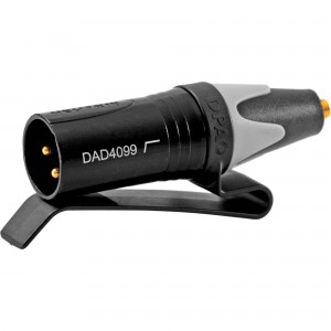 DPA DAD4099-BC переходник c MicroDot на 3-Pin XLR (48В) встроенный низкочастотный фильтр с креплением на ремень