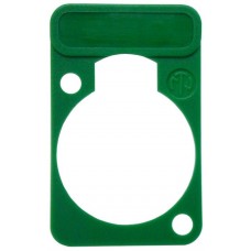 Neutrik DSS-GREEN зеленая подложка под панельные разъемы XLR D-типа, для нанесения маркировки