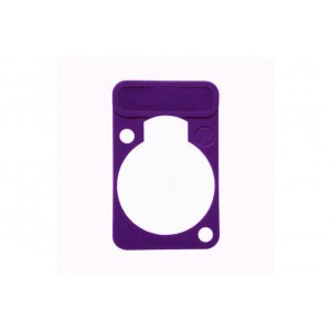 Neutrik DSS-VIOLET фиолетовая подложка под панельные разъемы XLR D-типа, для нанесения маркировки, NEUTRIK