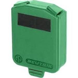 Neutrik SCDX-5-GREEN уплотнительная крышка для разъемов серии D зеленая, NEUTRIK