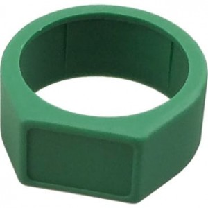 Neutrik XCR-5 кольцо для разъемов XLR серии X с площадкой для нанесения маркировки зеленое, NEUTRIK