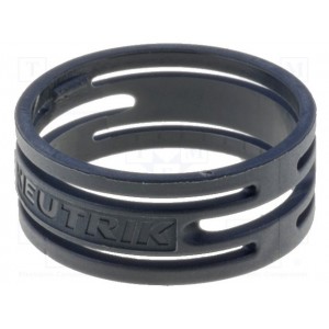 Neutrik XXR-0 кольцо для разъемов XLR серии XX черное, NEUTRIK