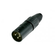 Neutrik NC3MX-BAG кабельный разъем XLR male черненый корпус