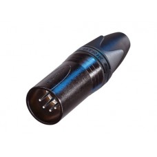 Neutrik NC5MXX-BAG кабельный разъем XLR male черненый корпус 5 контактов