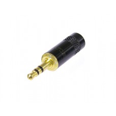 Neutrik NYS231BG кабельный разъем Jack 3.5мм TRS (стерео) штекер металический корпус для кабеля 4мм