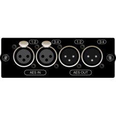 Soundcraft SiO-AES4 опциональная карта Si серии. 4 AES входа, 4 AES выхода