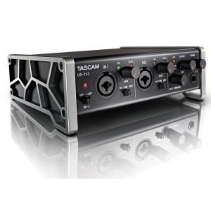 Tascam US-2x2 USB аудио/MIDI интерфейс (2 входа, 2 выхода)  Ultra-HDDA mic-preamp  24bit/96kHz