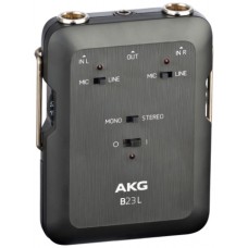 AKG B23L батарейный блок фантомного питания/двухканальный микшер, вход 2xL-разъёма/выход Jack 3,5мм (стерео), питание 2 батареи AA			
