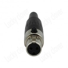 AKG mini XLR (L-connector) кабельный разъем female 3 контактный						