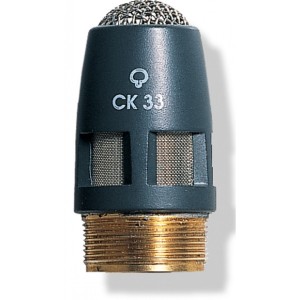AKG CK33 гиперкардиоидный капсюль для GN/HM модулей. Ветрозащита W30 в комплекте.			,  AKG