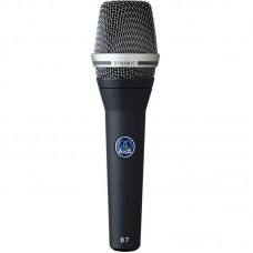 AKG D7 микрофон вокальный класса Hi-End для сцены и записи в студии динамический суперкардиоидный, разъём XLR, 70-20000Гц, 2,6мВ/Па