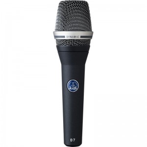 AKG D7 микрофон вокальный класса Hi-End для сцены и записи в студии динамический суперкардиоидный, разъём XLR, 70-20000Гц, 2,6мВ/Па,  AKG
