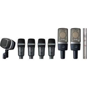 AKG Drumset Premium комплект микрофонов для ударных инструментов:  1x D12VR, 2x C214, 1x C451, 4x D40,  AKG