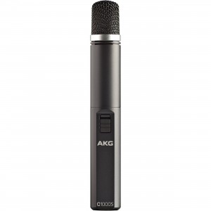 AKG C1000S конденсаторный универсальный микрофон. Диаграмма кардиоида/гиперкардиоида. Питание: фантом, 2 батареи AA. Цвет черный			,  AKG