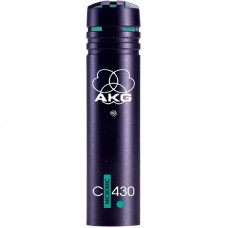 AKG C430 микрофон 'Overhead Master' компактный конденсаторный кардиоидный, 20-20000Гц, 7Мв/Па. Цвет черный.