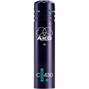 AKG C430 микрофон 'Overhead Master' компактный конденсаторный кардиоидный, 20-20000Гц, 7Мв/Па. Цвет черный.,  AKG