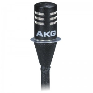 AKG C577WR петличный микрофон, XLR-разъём, цвет черный,  AKG