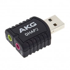 AKG GHAP2 миниатюрный USB-адаптер для миниджековых микрофонов, головных гарнитур и наушников