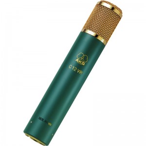 AKG C12VR ламповый конденсаторный микрофон с 1" мембраной. В комплекте: N12VR блок питания, H15T держатель, W42 ветрозащита, кабель 10м,  AKG