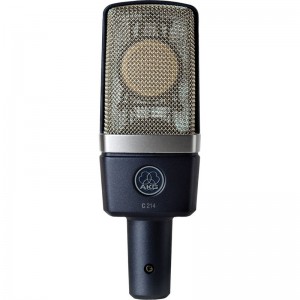 AKG C214 конденсаторный микрофон с 1" мембраной. В комплекте: H85 держатель антивибрационный, W214 ветрозащита, кейс жесткий,  AKG
