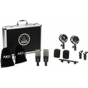 AKG C314 ST подобранная стереопара конденсаторых микрофонов C314,  AKG