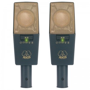 AKG C414XLII ST подобранная стереопара конденсаторых микрофонов C414XLII,  AKG