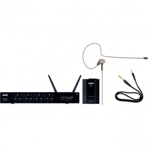 AKG DMS Tetrad Performer Set 4/2 цифровая радиосистема: DSR Tetrad, 2xDPT TETRAD, 2xC111LP,  AKG