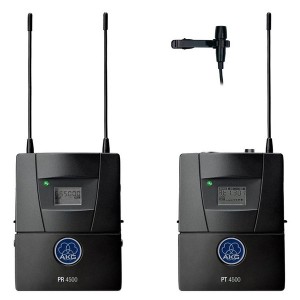 AKG PR4500 PT BD7 накамерная радиосистема.  PT4500 поясной передатчик, PR4500 накамерный приёмник, петличный микрофон CK99 L,  AKG